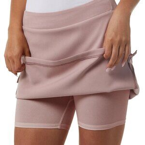 32 Degrees Cool Women's Plus Size XXL Pink Lined Built in Shorts Skort NWT